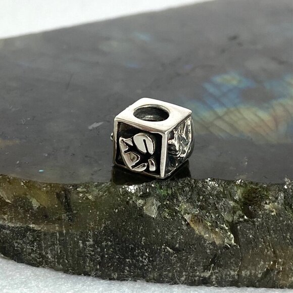 Chamilia Sterling Silver 925 CHAM Square Four Seasons Charm Bead - Picture 7 of 15